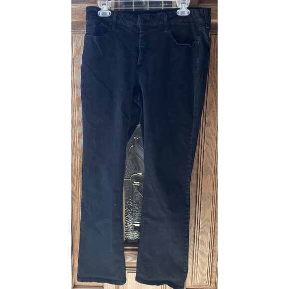 NYDJ Women's 14 Billie Mini Bootcut Black Lift & Tuck Technology Made in USA EUC - Picture 1 of 15